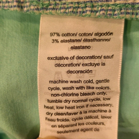 Tommy Hilfiger Mint Shorts Size 16 - Picture 7 of 7